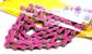 CHAIN  1/2 x 1/8 x 112L, Single Speed, Nickel, PINK (YBN S-410)