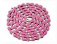 CHAIN  1/2 x 1/8 x 112L, Single Speed, Nickel, PINK (YBN S-410)