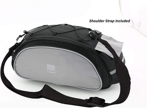 SAHOO  Rack Top Bag, 13L cap, Black/Grey L41/W16/H19cm, velcro attach, 4 compartments