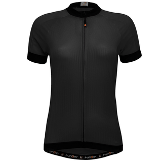 BLACK JERSEY  -  Funkier Parma, Short Sleeve, Full Zip, Womens XXL