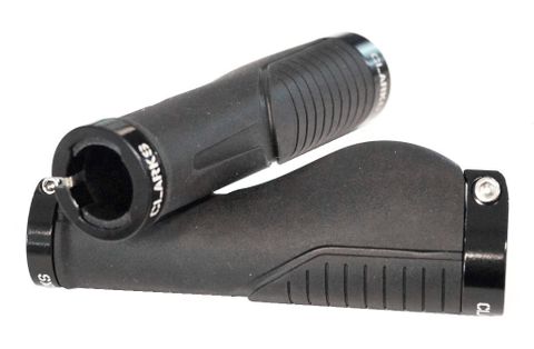 GRIPS, Clarks, comfort, Ergonomic, LONG - 140mm, Integrated double alloy lockrings, Black