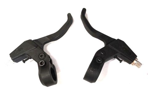 Brake levers, Resin with steel insert, BLACK (direct pull (v-Brake) 2 finger ), pair