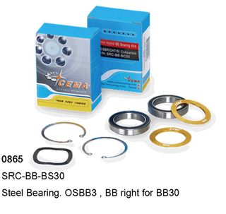 Bearing Kit for B.B.set, steel bearing - BB30 - Mod.SRC-BB-BS30