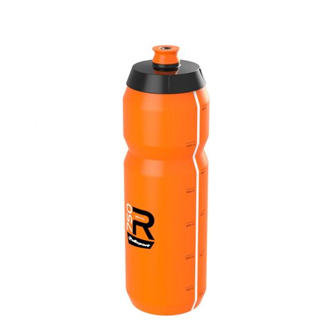 WATER BOTTLE, SENSATIONAL - wide mouth - easy squeeze  HIGH FLOW,  LIGHTWEIGHT SPORT BOTTLE 750ML ORANGE  Screw-On Cap Professional type - Quality Polisport product