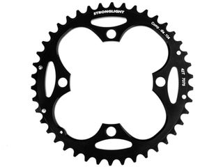 CHAINRING - MTB "STRONGLIGHT", 42T, 7075 CNC Black - 104mm BCD, 4 Hole for 9 Speed