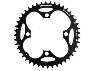 CHAINRING - MTB "STRONGLIGHT", 44T, 7075 CNC Black - 104mm BCD, 4 Hole for 9 Speed