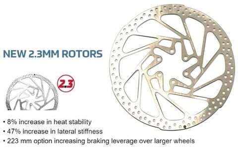 TRP Rotor for disc brake, Dia.180mm, six bolt, silver,  2.3mm thickness, (Suits TRP062/063/085/086)