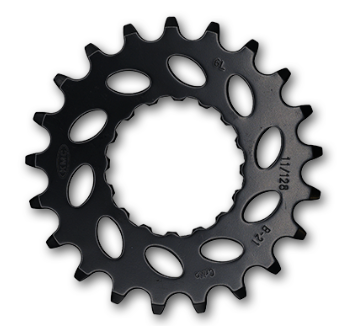 Drive Sprocket (Front) Bosch Gen2,  1/2 x 11/128" x 21T, cr-moly, black,  for E-Bike.  Quality KMC product - Direct Mount