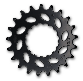 Drive Sprocket (Front) Bosch Gen2,  1/2 x 11/128" x 21T, cr-moly, black,  for E-Bike.  Quality KMC product - Direct Mount