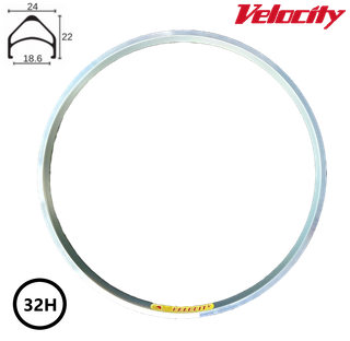 RIM 26" x 18mm - VELOCITY AEROHEAT - 36H - (559 x 18) - Presta Valve - Rim Brake - D/W - OLIVE (Anodised) - MSW