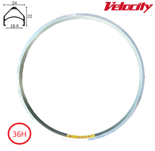 RIM 26" x 18mm - VELOCITY AEROHEAT - 36H - (559 x 18) - Presta Valve - Rim Brake - D/W - OLIVE (Anodised) - MSW