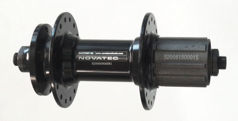 REAR HUB - Novatec 32H, HG MTB Cassette (NOT ROAD 11/12spd Compatable) 10mm x 141mm Q/R BOOST SPEC (GIANT STANCE/TREK ROSCOE) Sealed Bearings, 6 Bolt Disc,