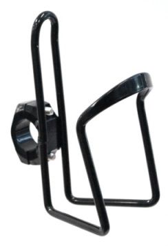 BIDON CAGE - Tour Series, Alloy, Handlebar Mount, Black, Fits Bars 22.2