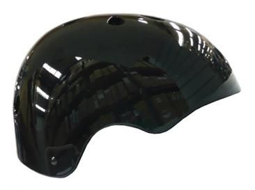 Helmet,  city/urban/skate style,   60-64cm Gloss Black XL  Australian Standards Approved