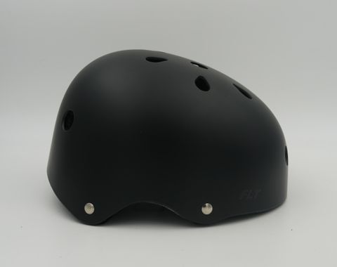 Helmet, FLITE, Inmould, Urban Skate Range,  54 - 56cm Matt Black, AS/NZS Standard