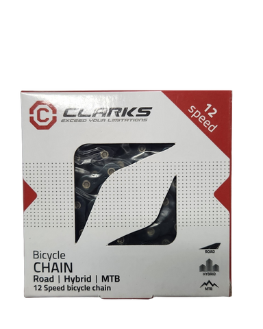 CHAIN - 12 Speed - CLARKS - 136L - MIDNIGHT - E-Bike - w/Connect Link