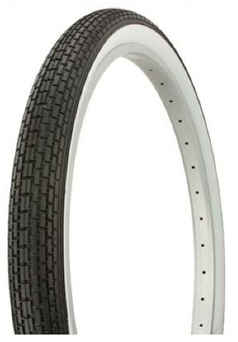 TYRE  20 x 1.75 BLACK with WHITE WALLS (47-406)