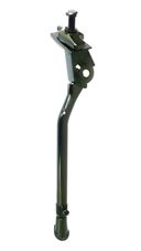 KICKSTAND  20-28 Adjustable, Centre Mount, Alloy BLACK, with extra long bolt