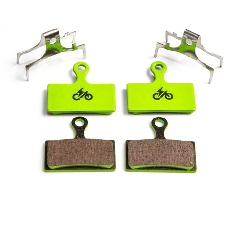H/D E-Bike Brake DISC pads , 2 Pairs, SEMI METALLIC, compatible Shimano XTR, XT,SLX, M985/785/666/615, R785, S700, ALFINE