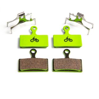 H/D E-Bike Brake DISC pads , 2 Pairs, SEMI METALLIC, compatible Shimano XTR, XT,SLX, M985/785/666/615, R785, S700, ALFINE