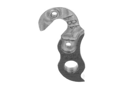 META CNC DERAILLEUR HANGER  - Model 181, Material 6061 T651 Aviation Aluminium, CNC Machined, Silver, COLNAGO