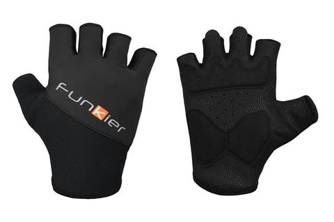 Gloves, FUNKIER MTB Half Finger Summer Glove, Black, Size Large