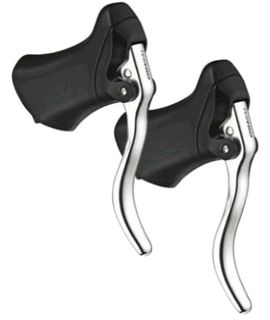 Tektro Brake Levers, RL-340 Q/R and return spring  SILVER/BLACK  (Sold In Pairs) Quality TEKTRO product