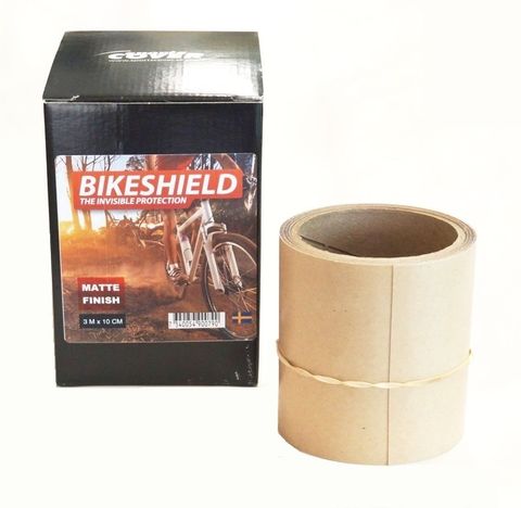 Bikeshield Clearshield Roll 3m x 10cm - MATTE Finish (protection that is Tough, Totally clear, non-yellowing, lightweight, transparent and shock absorbing, Easy to Apply without heat or water)