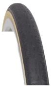 TYRE  700 x 23C, skinwall(more supple) BLACK with GUMWALL,  Quality Vee Rubber Tyre (23-622)