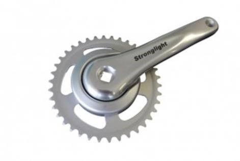 CRANKSET - Earth F8, 170mm Cranks, 38T, 3/32, SILVER 120015