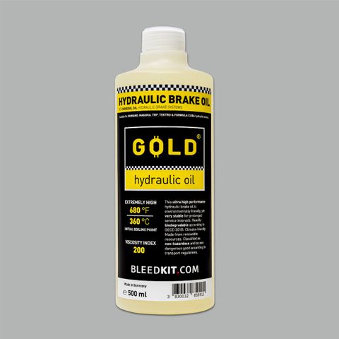 Oil by BleedKit - GOLD hydraulic oil 500 ml,  MO-22555 Premium product Made in Slovenia