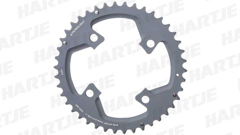 CHAINRING - MTB "STRONGLIGHT", 42T, 7075 CNC Black HT3  XTR - 104mm BCD, 4 Hole for 10 Spd  (Compatible with Chainring Bolt SL350135)