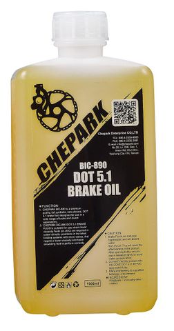 CHEPARK DOT 5.1 Brake oil,  1000ml , Suitable for DOT hydraulic disc brake systems