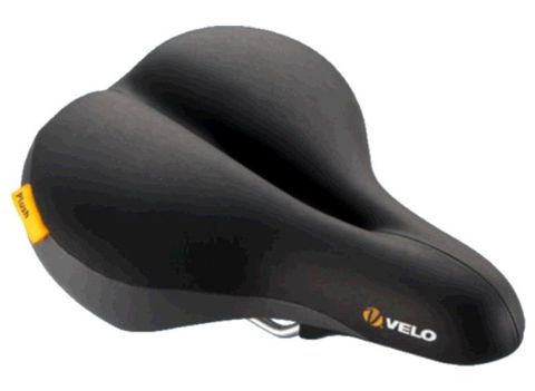 SADDLE  Velo Plush, 272mm x 213mm, Phat O, Deep Cushion comfort, upright, relaxed riding position, Weight: 663g