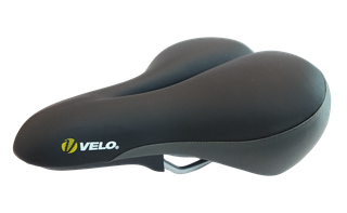 272 x 213mm Ladies Saddle - Vinyl Top, Deep Cushion, Upright Relaxed Riding, 663g, Velo Plush Phat O VL6099