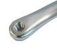 175mm - Left Diamond Taper Crank Arm - 27mm Offset, Alloy, SIlver