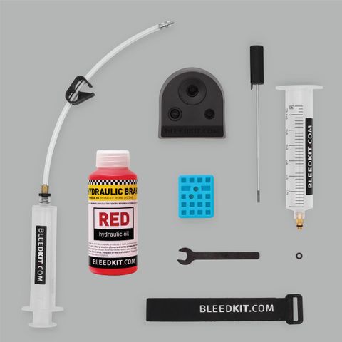BleedKit - Bleed kit PREMIUM RED edition (for Shimano hydraulic brakes)  BK-28022 Premium product Made in Slovenia