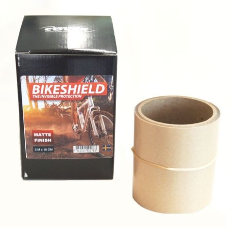 Bikeshield Clearshield Roll MATTE 2m x 10cm (protection that is Tough, Totally clear, non-yellowing, lightweight, transparent and shock absorbing, Easy to Apply without heat or water)