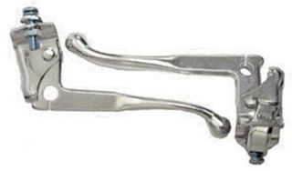 BRAKE LEVER -  Brake Lever, STEEL, For BMX or Ladies Bikes, SILVER (Sold In Pairs)