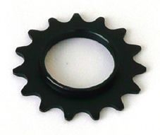 FIXED COG - Screw On, Steel, 1/8 x 15T, BLACK