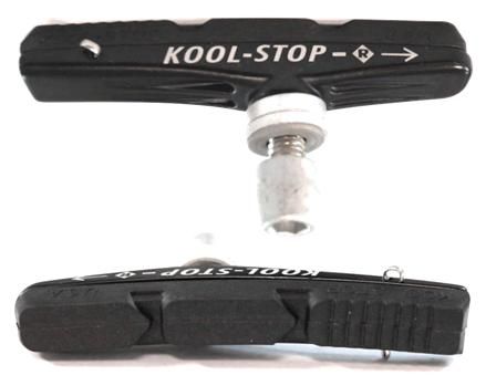 BRAKE PADS - KOOL STOP  V BRAKE HOLDER with All-Weather, High Performance Replaceable Brake Pads   KSVBHCF2