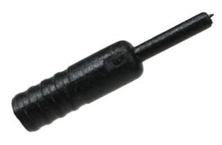 Outer casing end ferrule,  plastic, for Dia.4mm, black.
