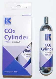 Co2 CARTRIDGE 25g Threaded, Box 2