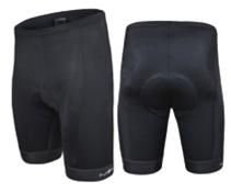 KNICKS - FUNKIER CATANIA Mens Active 7 Panel Shorts, 80% Polyamide 20% Spandex, Chamois B, BLACK, S