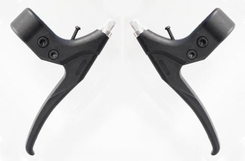 BRAKE LEVER - For Cantilever, Resin With Steel Inserts, 4 Finger Type (Sold In Pairs) BLACK