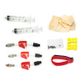 Bleed Kit - AVID compatible incs Turn-Lock Syringes X 2, Bleed Adapters with lock out feature X 3,  Velcro Tie X 1, Pair Latex Gloves X 1, Bleed Block X 1