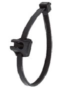 BRAKE CABLE CLAMP - For Cables Up To 6mm, BLACK (Bag of 2)