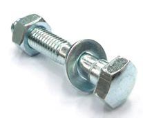 BOLT  M8, 45mm, with Washer & Nut, Steel  (Sold Individually)