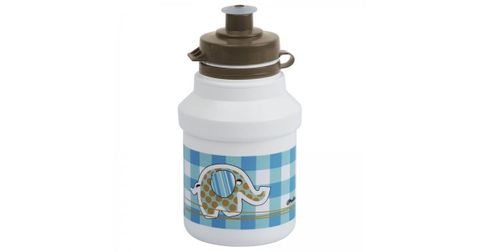 Childrens  WATER BOTTLE 350 ml "ELEPHANT"  WHITE    Quality Polisport product