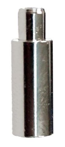 Outer casing end cup, steel, Dia.4mm  for gear, A/12.8mm, B/4.3mm, C/4.2mm, D/3.8mm, C.P.. Stepdown ferrule